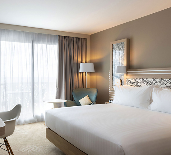 Chambre Premium - Grand lit ou très grand lit - Hilton Garden Inn Le Havre Centre